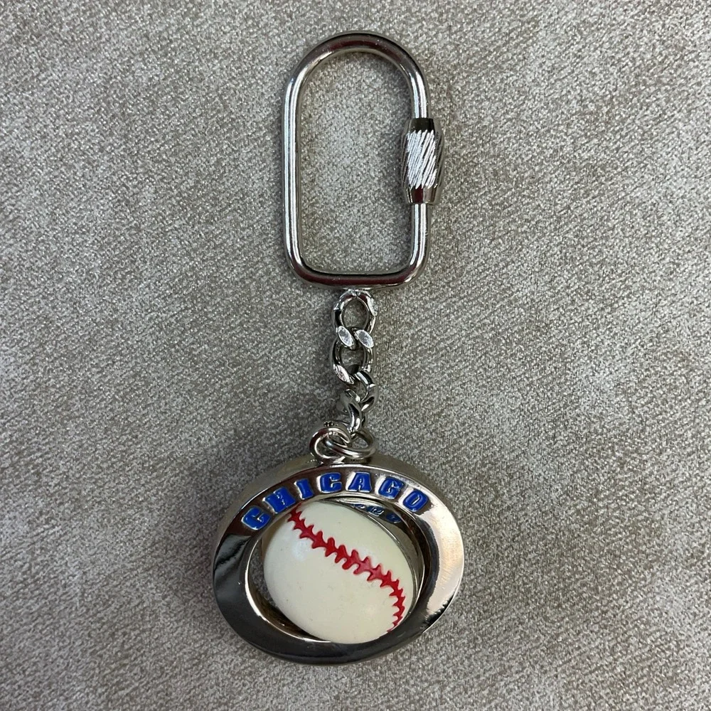 Chicago Baseball‎ Keychain Key ring Cubs Fan Gift